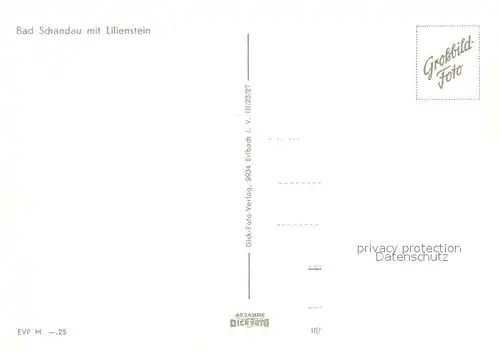 AK / Ansichtskarte Bad_Schandau Panorama mit Blick zum Lilienstein Tafelberg Nationalpark Saechsische Schweiz Bad_Schandau