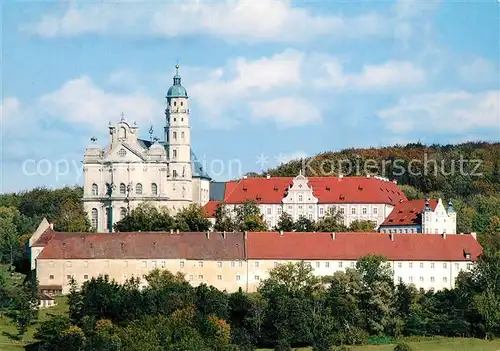 AK / Ansichtskarte Neresheim Abtei Abteikirche 18. Jhdt. Neresheim