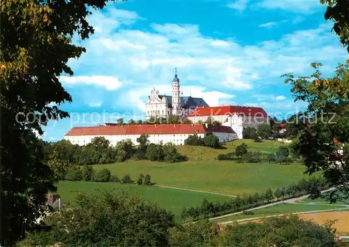 AK / Ansichtskarte Neresheim Abtei Abteikirche 18. Jhdt. Neresheim