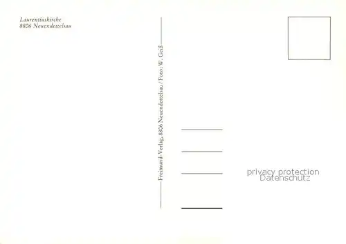 AK / Ansichtskarte Neuendettelsau Laurentiuskirche Neuendettelsau