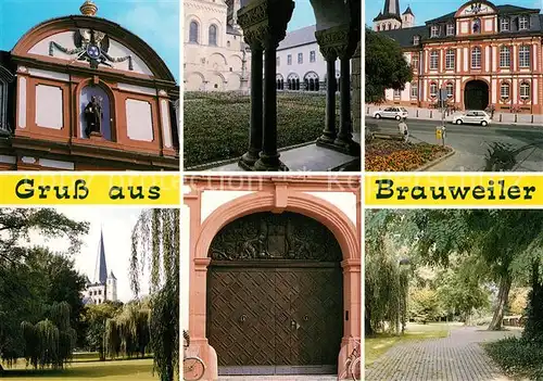 AK / Ansichtskarte Brauweiler_Rheinland Abtei Kirche Parkanlagen Brauweiler_Rheinland