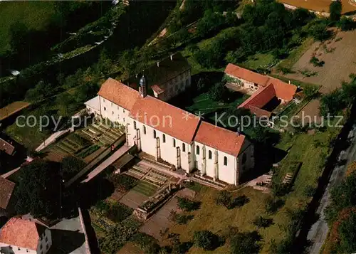 AK / Ansichtskarte Schoenau_Gemuenden Franziskaner Minoritenkloster Fliegeraufnahme Schoenau Gemuenden