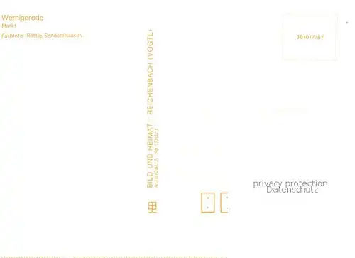 AK / Ansichtskarte Wernigerode_Harz Marktplatz Brunnen Fachwerkhaeuser Altstadt Wernigerode Harz