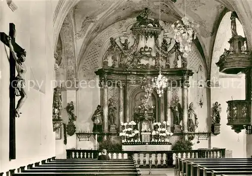 AK / Ansichtskarte Dieburg Wallfahrtskapelle zur Heiligen Mutter Gottes Altar Dieburg