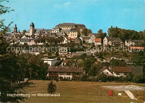 AK / Ansichtskarte Hachenburg_Westerwald Blick zum Schloss Hachenburg_Westerwald