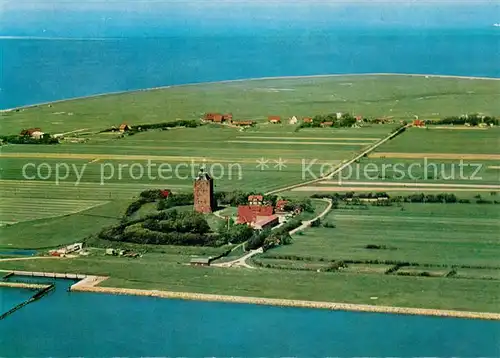 AK / Ansichtskarte Insel_Neuwerk Fliegeraufnahme Insel Neuwerk