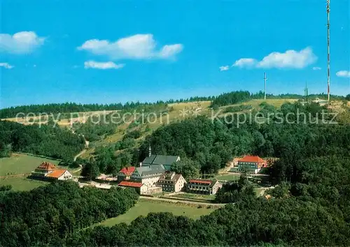AK / Ansichtskarte Kreuzberg_Rhoen Sendemast Kloster Kreuzberg Rhoen