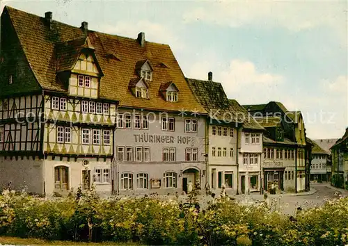 AK / Ansichtskarte Frankenhausen_Bad Thueringer Hof Altes Fachwerkhaus Frankenhausen_Bad