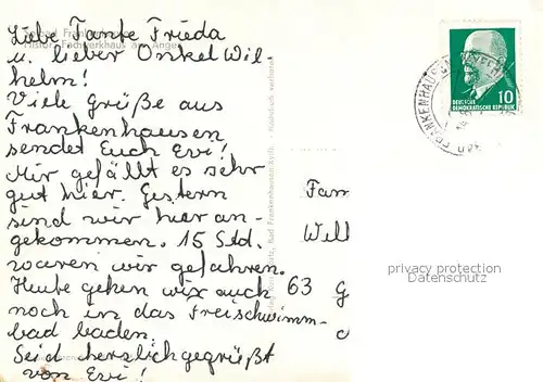 AK / Ansichtskarte Frankenhausen_Bad Thueringer Hof Altes Fachwerkhaus Frankenhausen_Bad