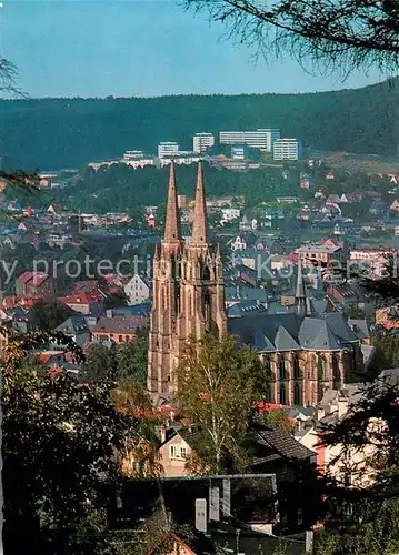 AK / Ansichtskarte Marburg_Lahn Elisabethkirche Studentenwohnheim Marburg_Lahn