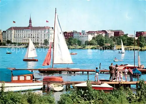AK / Ansichtskarte Hamburg Aussenalster Hotel Atlantic Hamburg