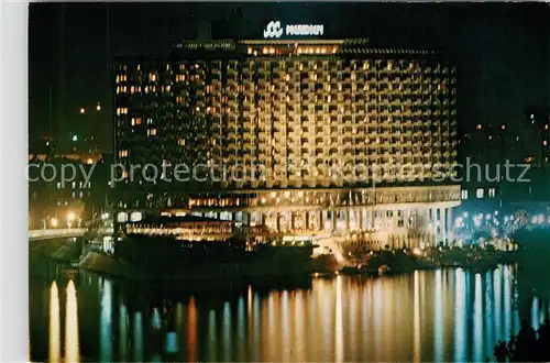 AK / Ansichtskarte Kairo Hotel Meridien Nacht Kairo