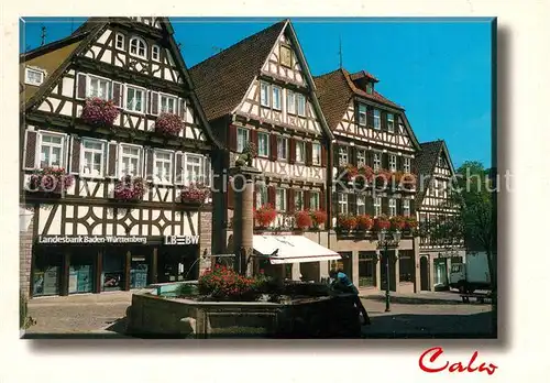 AK / Ansichtskarte Calw Marktplatz Brunnen Calw