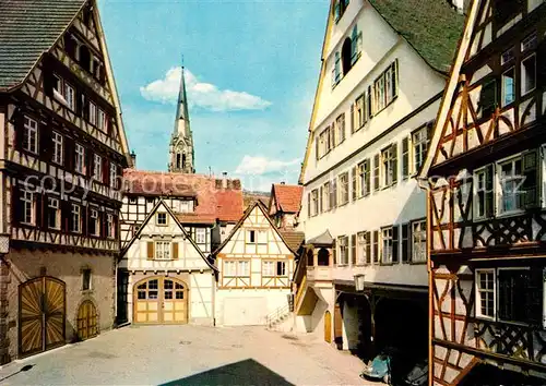 AK / Ansichtskarte Calw Partie am Rathaus Calw