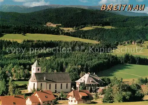 AK / Ansichtskarte Breitnau Fliegeraufnahme Kirche Breitnau