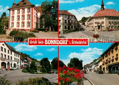 AK / Ansichtskarte Bonndorf_Schwarzwald Schloss Strassenpartien Bonndorf Schwarzwald