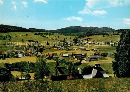 AK / Ansichtskarte Bernau_Schwarzwald Blick vom Kaiserhaus zum Oberlehen Bernau Schwarzwald