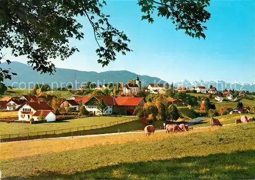 AK / Ansichtskarte Wildsteig Panorama Wildsteig