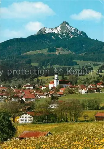 AK / Ansichtskarte Wertach mit Gruenten Wertach