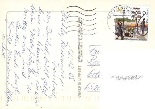 AK / Ansichtskarte Wemding Kirche Marktplatz Brunnen Wemding