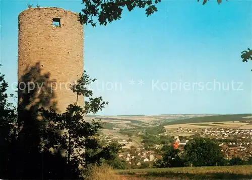 AK / Ansichtskarte Weikersheim Panorama Burgturm Weikersheim