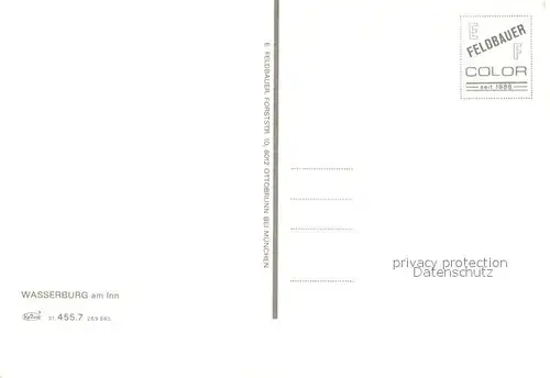 AK / Ansichtskarte Wasserburg_Inn Fliegeraufnahme Wasserburg Inn