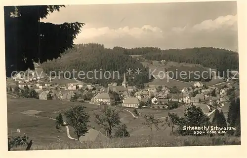 AK / Ansichtskarte Schonach_Schwarzwald Panorama Schonach Schwarzwald