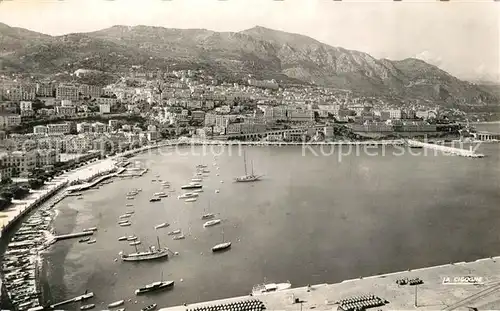 AK / Ansichtskarte Monte Carlo Vue panoramique sur la Condamine Principaute de Monaco Monte Carlo
