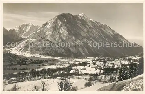 AK / Ansichtskarte Dovje Winterpanorama mit Stenar Alpen Dovje