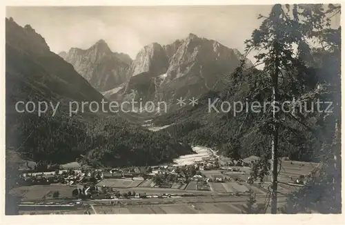 AK / Ansichtskarte Kranjska_Gora Panorama mit Razor und Prisank Julische Alpen Kranjska Gora