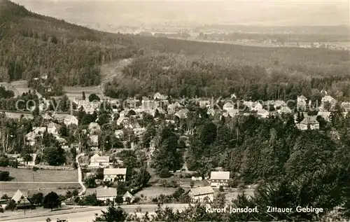 AK / Ansichtskarte Jonsdorf Panorama Kurort Zittauer Gebirge Jonsdorf