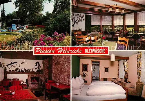 AK / Ansichtskarte Bleiwaesche Pension Heinrichs Gaststaette Fremdenzimmer Bleiwaesche