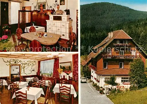 AK / Ansichtskarte Breitnau Cafe Pension Faller Kurort im Schwarzwald Breitnau