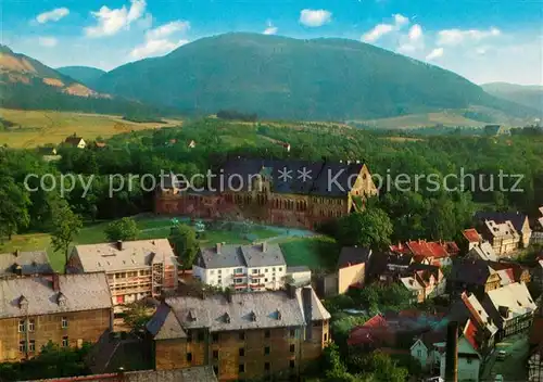 AK / Ansichtskarte Goslar Blick von der Marktkirche auf die Kaiserpfalz Goslar