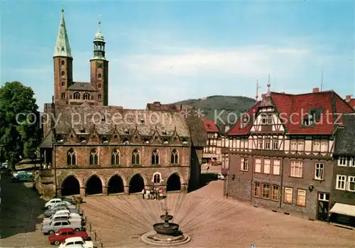 AK / Ansichtskarte Goslar Marktplatz Goslar