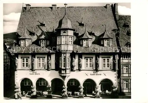 AK / Ansichtskarte Goslar Hotel Kaiserworth Historisches Gebaeude Goslar