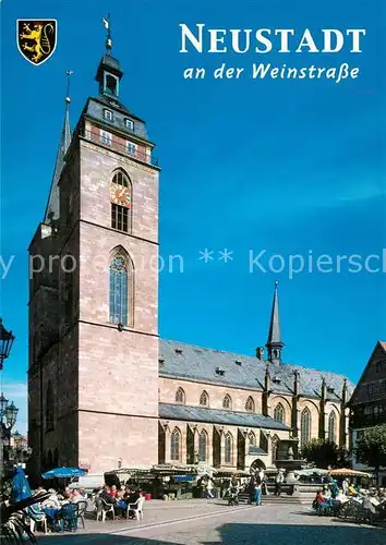 AK / Ansichtskarte Neustadt_Weinstrasse Stiftskirche 14. Jhdt. Neustadt_Weinstrasse