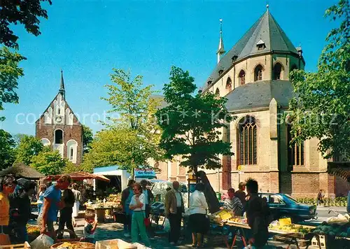 AK / Ansichtskarte Norden_Norddeich_Ostfriesland Ludgerikirche am Markt Norden_Norddeich