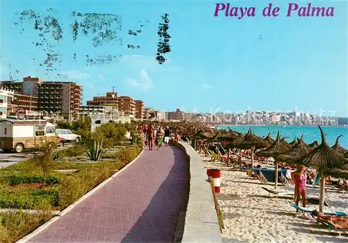 AK / Ansichtskarte Playa_de_Palma_Mallorca Strandpromenade Playa_de_Palma_Mallorca