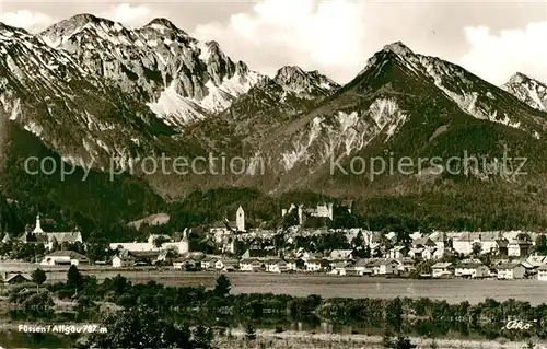 AK / Ansichtskarte Fuessen_Allgaeu Panorama Fuessen Allgaeu