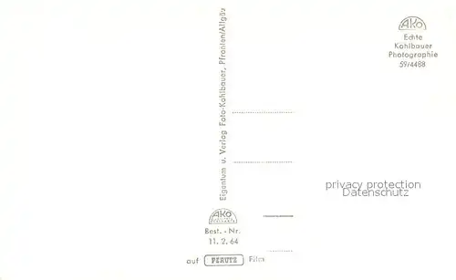 AK / Ansichtskarte Fuessen_Allgaeu Panorama Viehweide Fuessen Allgaeu