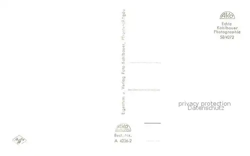 AK / Ansichtskarte Fuessen_Allgaeu Panorama Schloss Fuessen Allgaeu