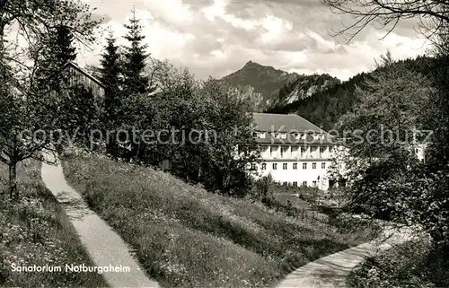 AK / Ansichtskarte Bad_Faulenbach Sanatorium Notburgaheim Bad_Faulenbach