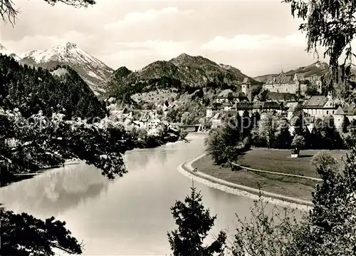 AK / Ansichtskarte Fuessen_Allgaeu Panorama Forggensee Aggenstein Breitenberg Fuessen Allgaeu