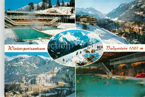 AK / Ansichtskarte Badgastein Winterlandschaften Hallenbad Badgastein