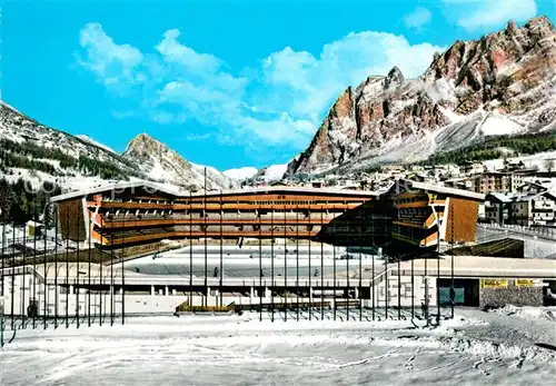 AK / Ansichtskarte Cortina_d_Ampezzo Olympia Eisstadion Cortina_d_Ampezzo