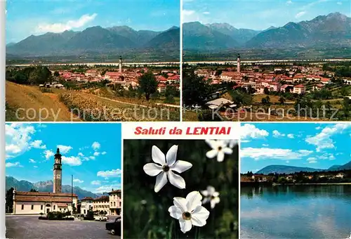 AK / Ansichtskarte Belluno Lentiai Panorama Marktplatz  Belluno