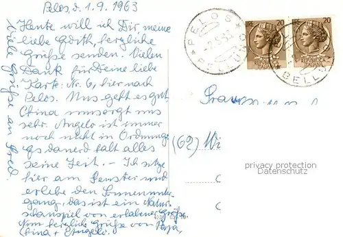 AK / Ansichtskarte Belluno Piazza dei Martiri Giardini Belluno