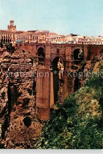 AK / Ansichtskarte Malaga_Andalucia Viadukt Stadtansicht Malaga_Andalucia