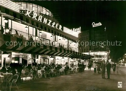 AK / Ansichtskarte Berlin Cafe Kranzler Kurfuerstendamm Abend Berlin